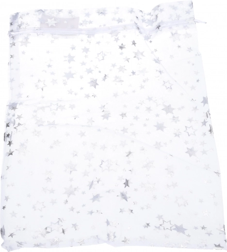 Prozirna organza s blistavim zvjezdicama