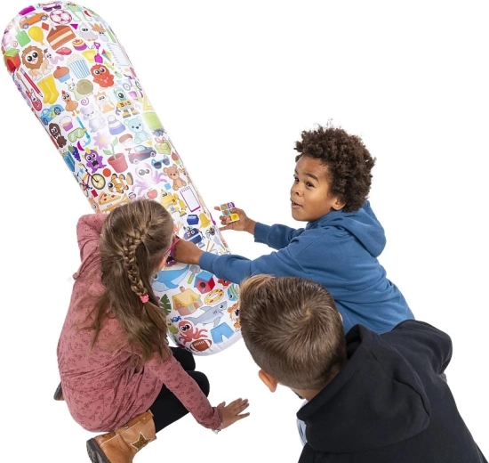 Velika napuhavajuća lopta puna sličica