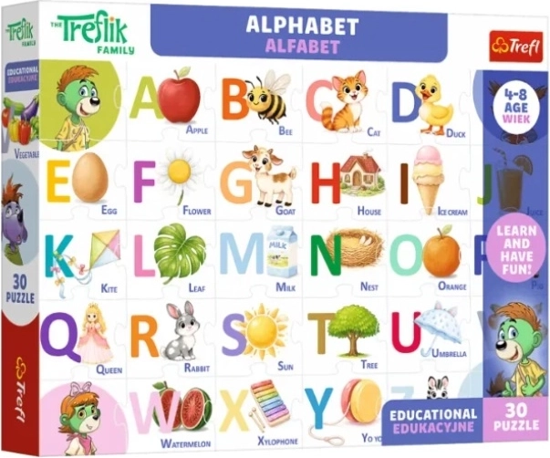 Puzzle Edu abeceda 30 dijelova