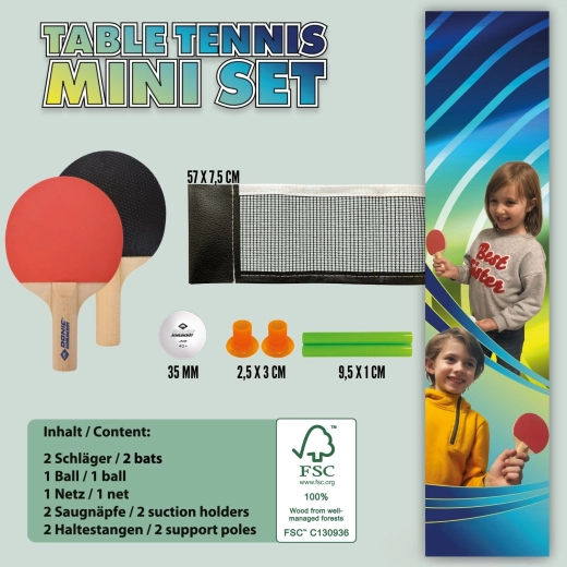 Donic-Schildkröt mini set za stolni tenis