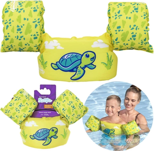 Dječji plivački prsluk s rukavima BESTWAY Puddle Jumper kornjača 15–30 kg