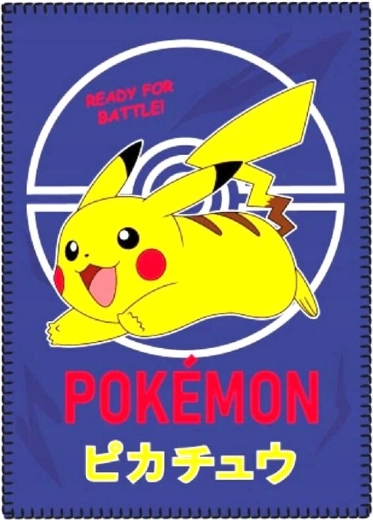 Flis deka Pokémon 100 × 140 cm