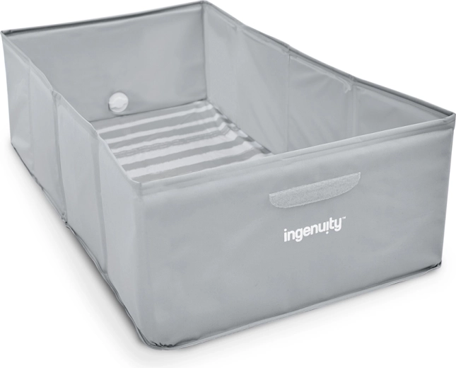 Ingenuity Tuckaway Folding Travel Tub Grey