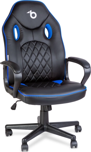 Gaming Chair with Backrest Black/Blue