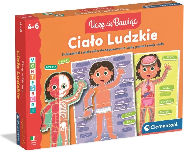 Ljudsko tijelo – edukativne puzzle za djecu 4–6 godina