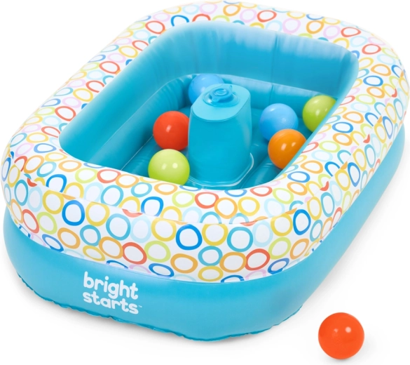 Bright Starts napuhavajuća kadica i bazen s lopticama Bathe & Giggle 2 u 1