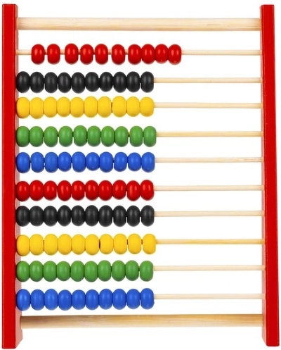 10 rows and 100 beads for easy counting