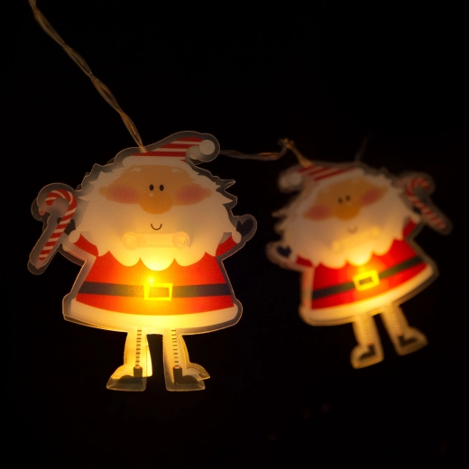 LED St. Nicholas Light Chain, 10 LEDs, 1.35 m, Warm White