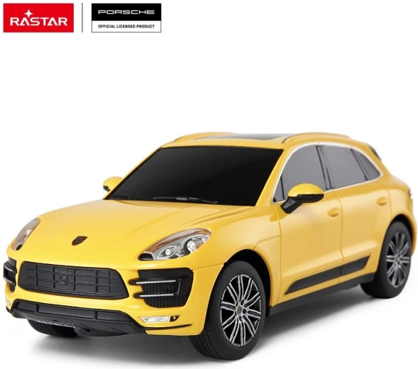 Rastar Porsche Macan Turbo daljinski upravljani auto 1:24 žuti