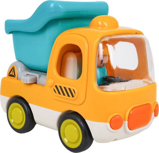 Movable dump bed and doors