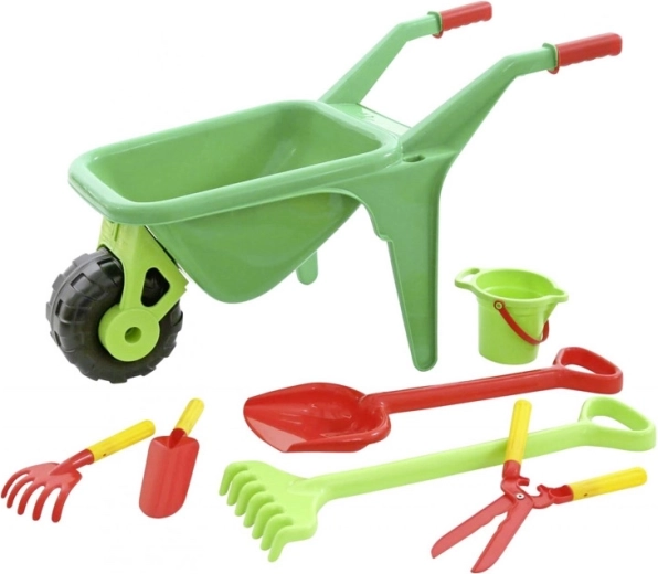 Children’s gardener set wheelbarrow with tools