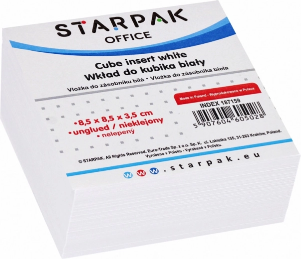 Non-adhesive office notes 4 × 9 cm, pad