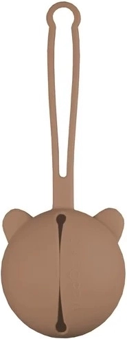 OH,POPPY! silikonska torbica za dude Biscuit Brown