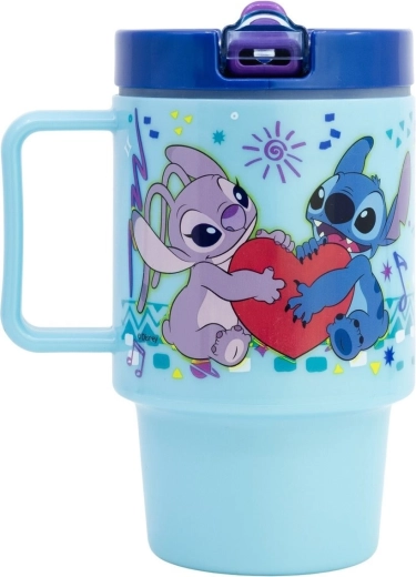 Plastična šalica s piskom 530 ml STITCH