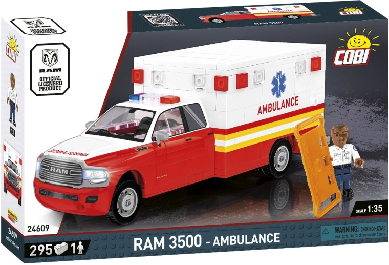 Cobi RAM 3500 ambulance 1:35 (295 bricks)