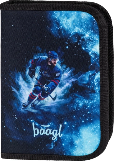 BAAGL single-compartment school pencil case Hockey