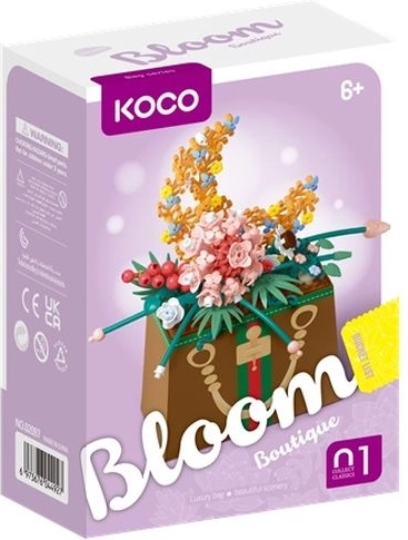 KOCO Bloom boutique građevinski set ljetni buket u torbici 245 dijelova - 1 komad