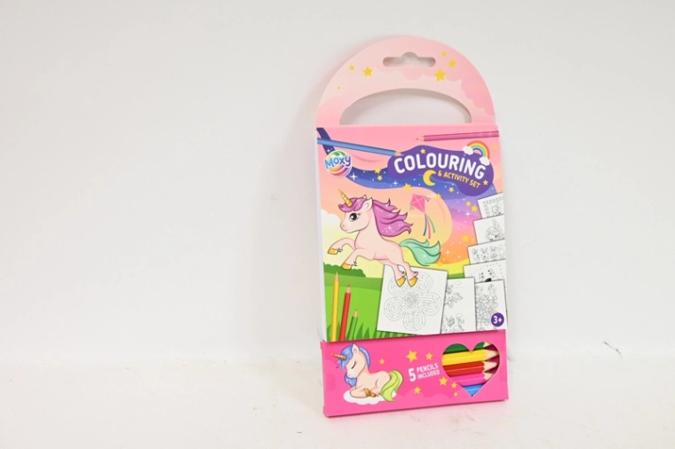 CCG Creative Set – Coloring Book with Colored Pencils (60 Pages)