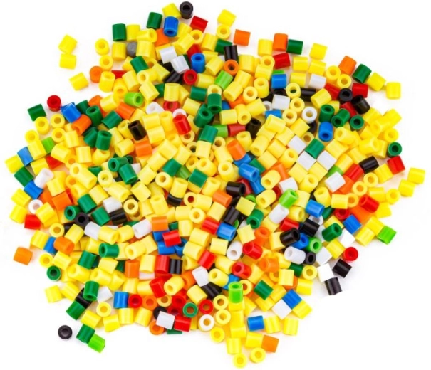 Colorful beads for a cheerful motif