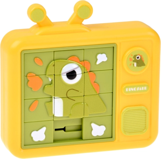 Klizne puzzle s dinosaurom