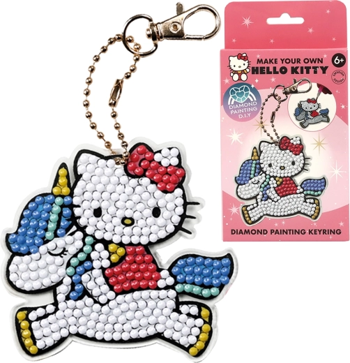 Hello Kitty dijamantno bojanje prema brojevima – privjesak za ključeve za djecu