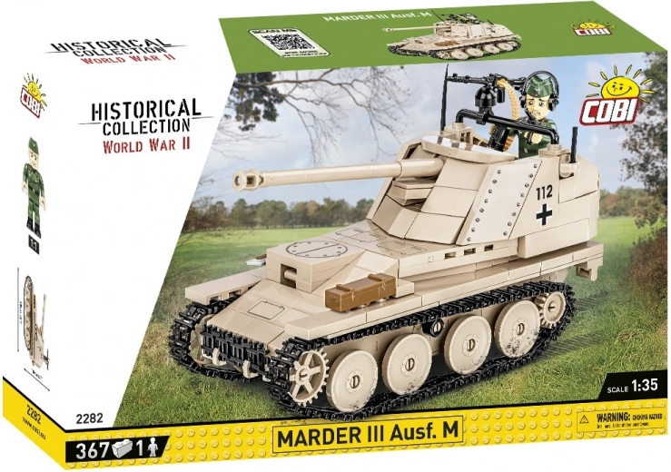 Konstruktorski set Marder III Ausf. M (Sd.Kfz. 138) 1:35 – povijesni uništavač tenkova
