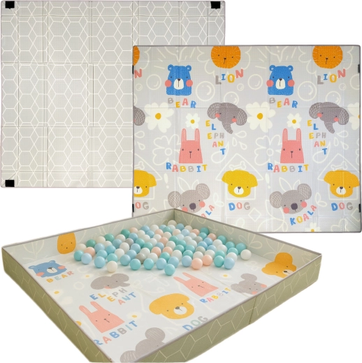 3u1: podloga, ogradica i bazen s lopticama