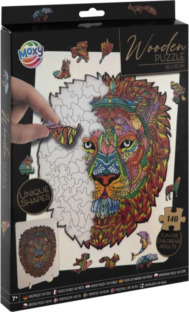 MOXY Puzzle u obrisima Lav 140 komada