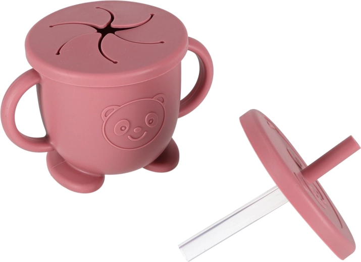 Cup with two lids