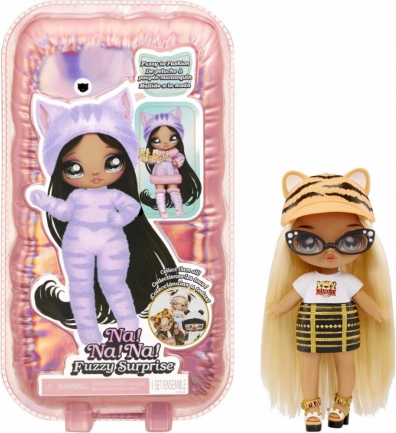 lutkica na! na! na! fuzzy surprise tiger girl – mekana iznenađujuća lutka