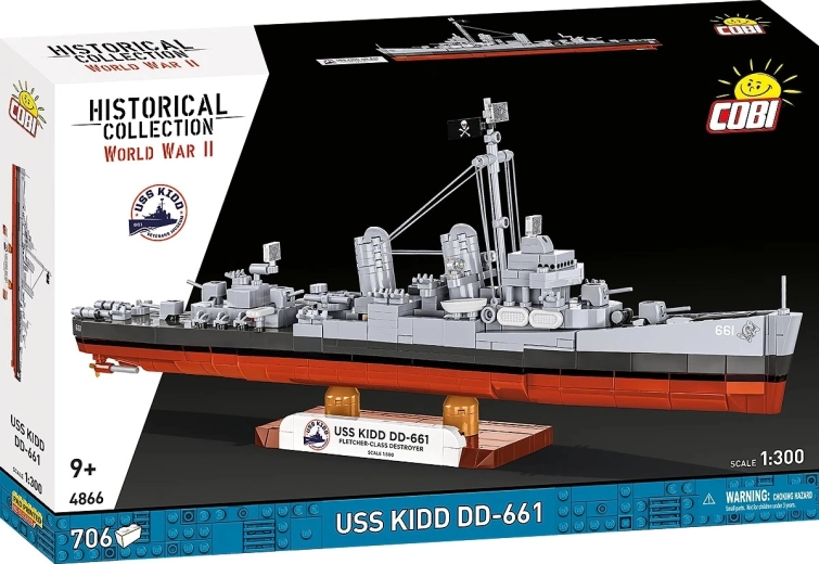 Građevinski set COBI USS Kidd (DD-661)