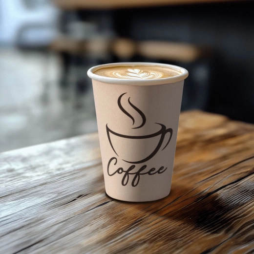 Beige paper cups 180 ml - 1000 pcs