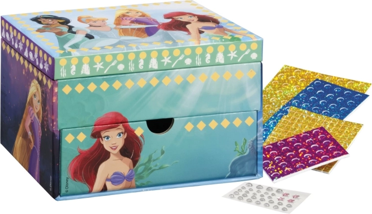 Škrinjica za nakit DISNEY PRINCESS – kreativni set TOTUM