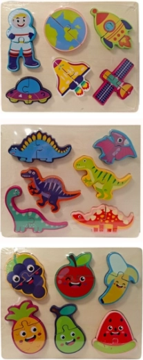 Drvene slagalice za djecu sa životinjama i alatima