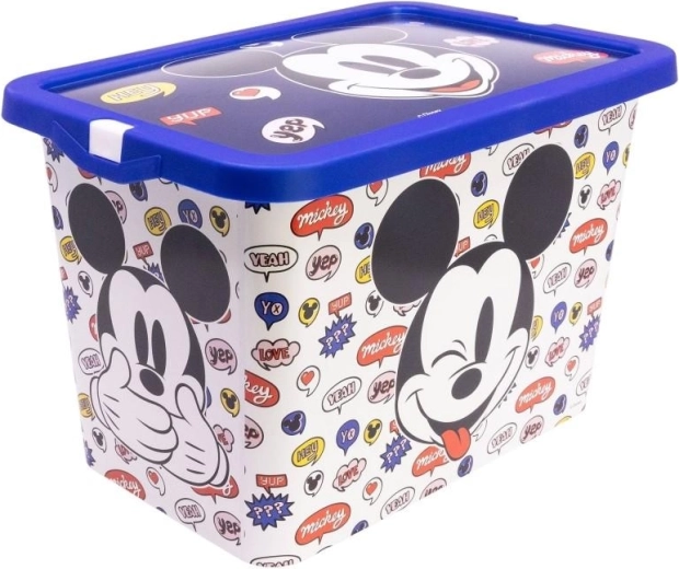 Velika kutija za pohranu s poklopcem Mickey Mouse