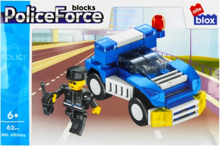 Brzopolazeći policijski auto na kotačima