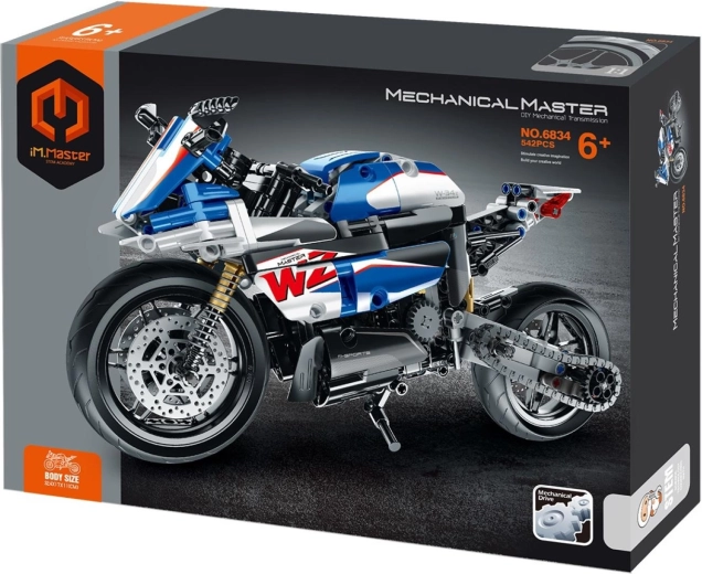 Konstrukcijski set iM.Master mehanički sportski motocikl 542 dijela