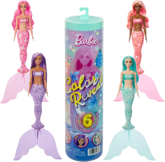 Barbie Color Reveal iznenađenje – sirena s dodacima