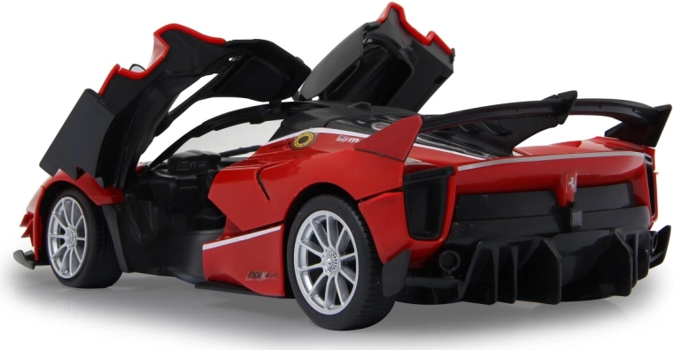 Licensed Ferrari details: paint, interior and opening doors