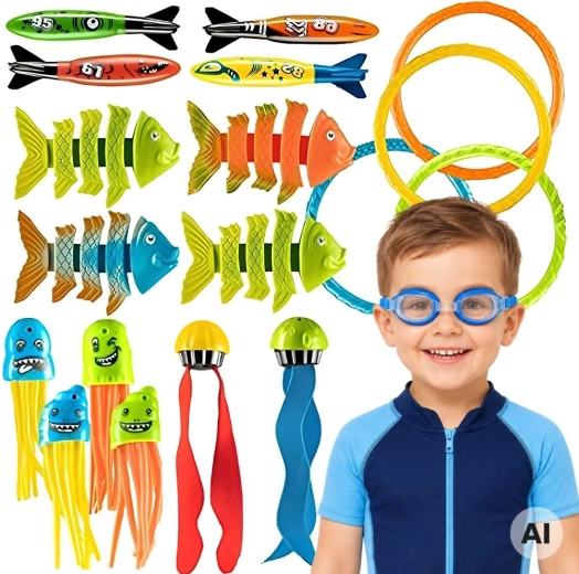 Woopie set of diving pool toys – 20 pcs
