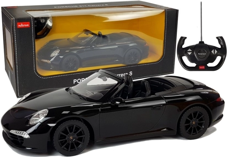 RC auto Porsche 911 Carrera S Rastar 1:12 – crna