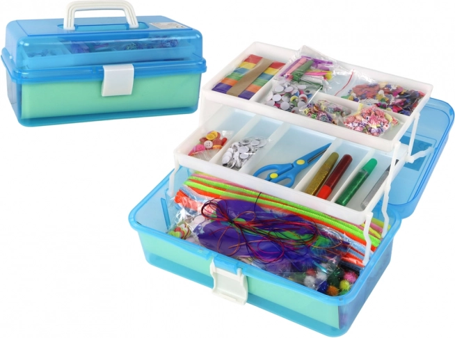 Plava sklopiva kreativna umjetnička DIY kutija