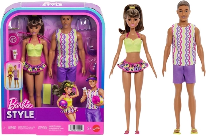 Barbie Barbie i Ken – set lutaka za plažu s dodacima
