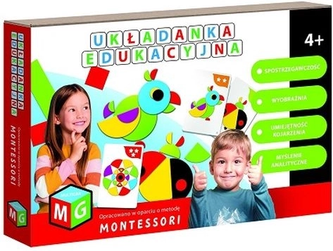 Montessori edukativna umetaljka papiga
