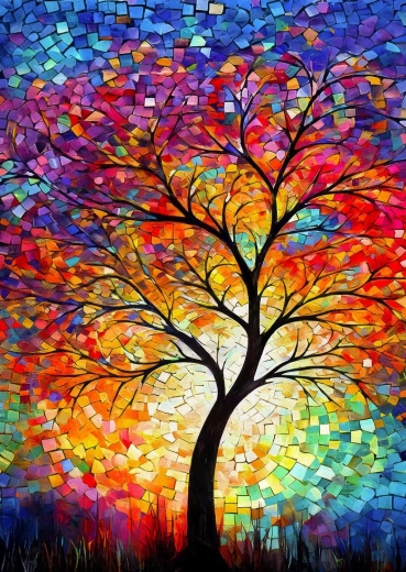 Enjoy puzzle Jesensko stablo života 1000 dijelova