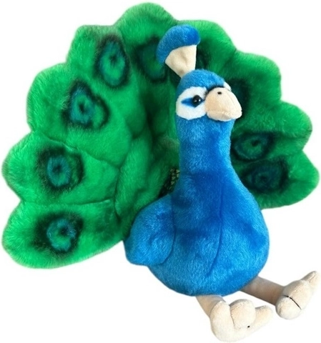 Plišani paun 30 cm