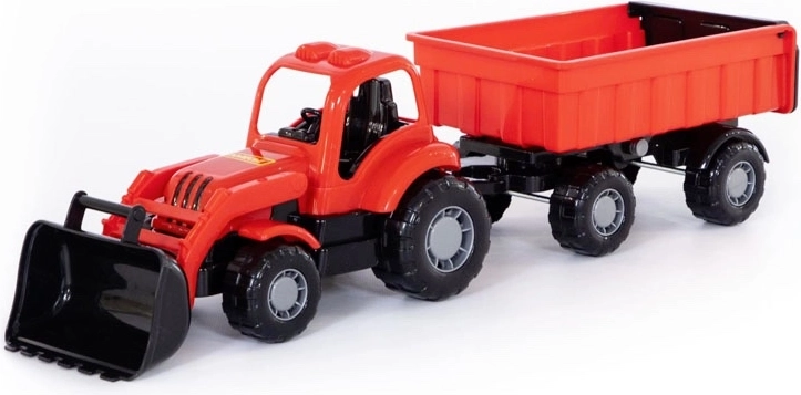 Traktor-utovarivač s prikolicom Macher