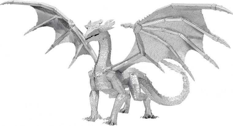 3D metalni model zmaja METAL EARTH Premium Series