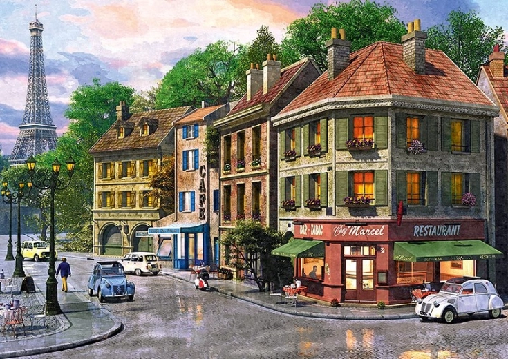 Puzzle 6000 dijelova pariška uličica