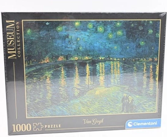 Clementoni puzzle 1000 pieces Museum – Starry Night Over the Rhône